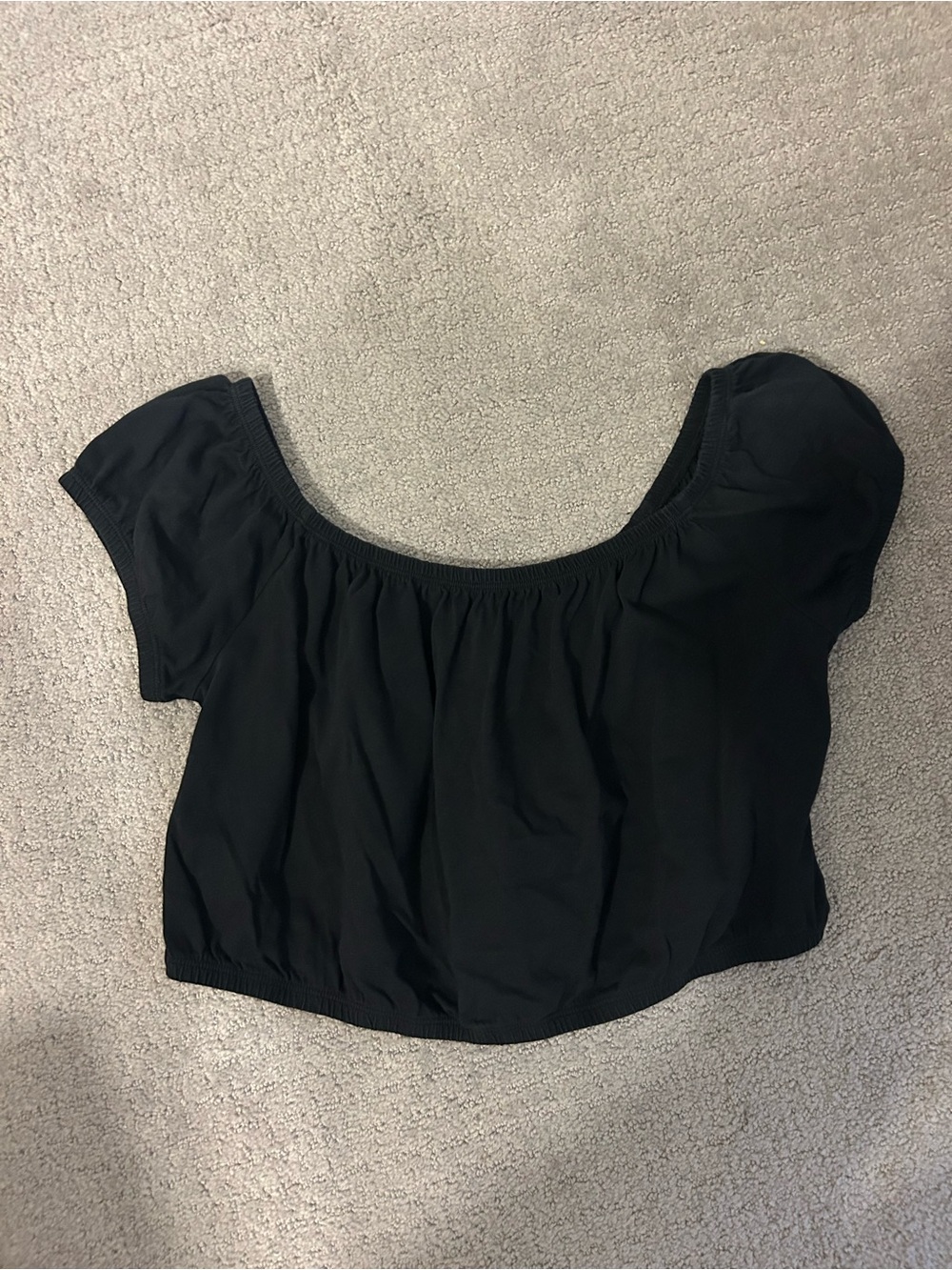 Hollister Black Crop Top